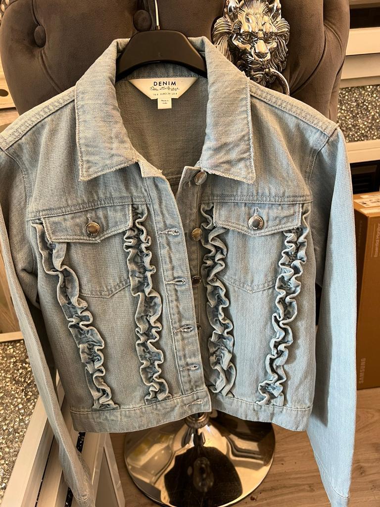 Miss selfridge denim jacket size 8 | in 